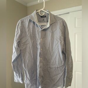 Nautica Dress shirt. Blue plaid